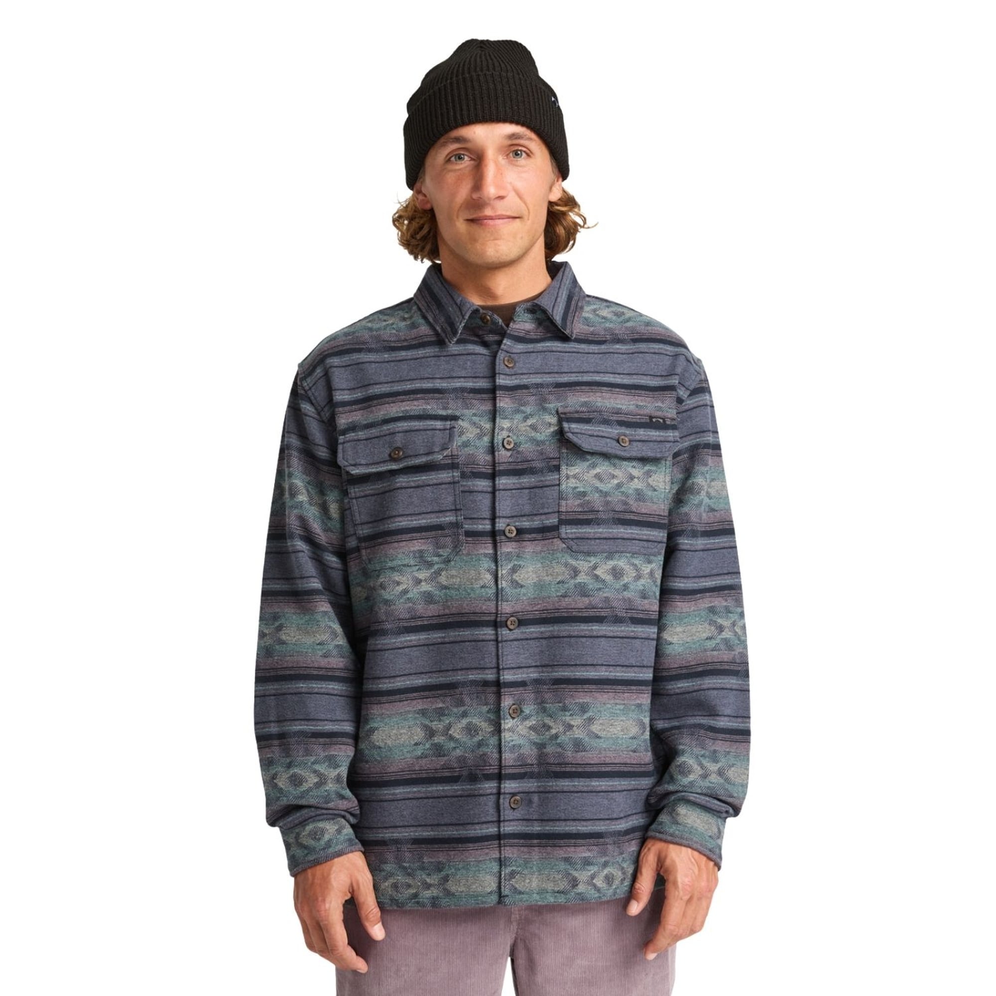 Billabong Offshore Jacquard Flannel Erkek Mavi Gömlek
