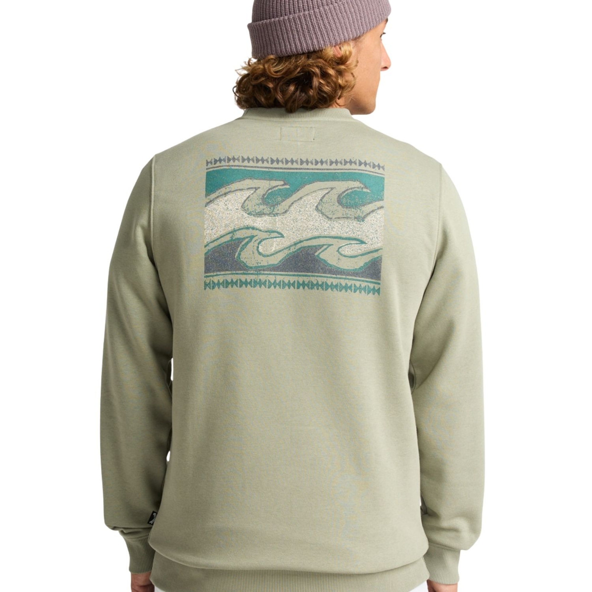 Billabong Foundation Cr Erkek Yeşil Sweatshirt