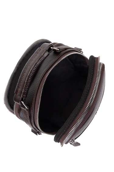  Tamer Tanca Erkek Hakiki Deri Kahverengi El Çantası