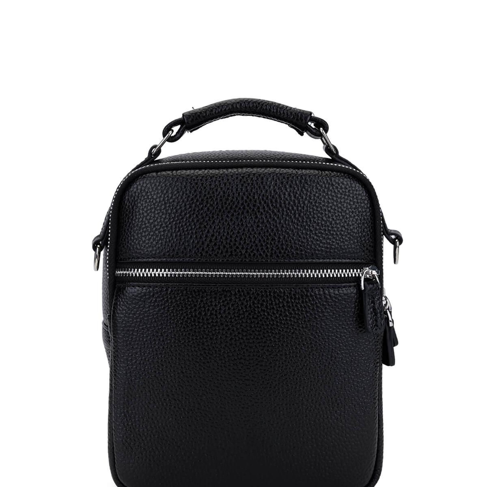 Tamer Tanca Erkek Hakiki Deri Siyah Floter El Çantası