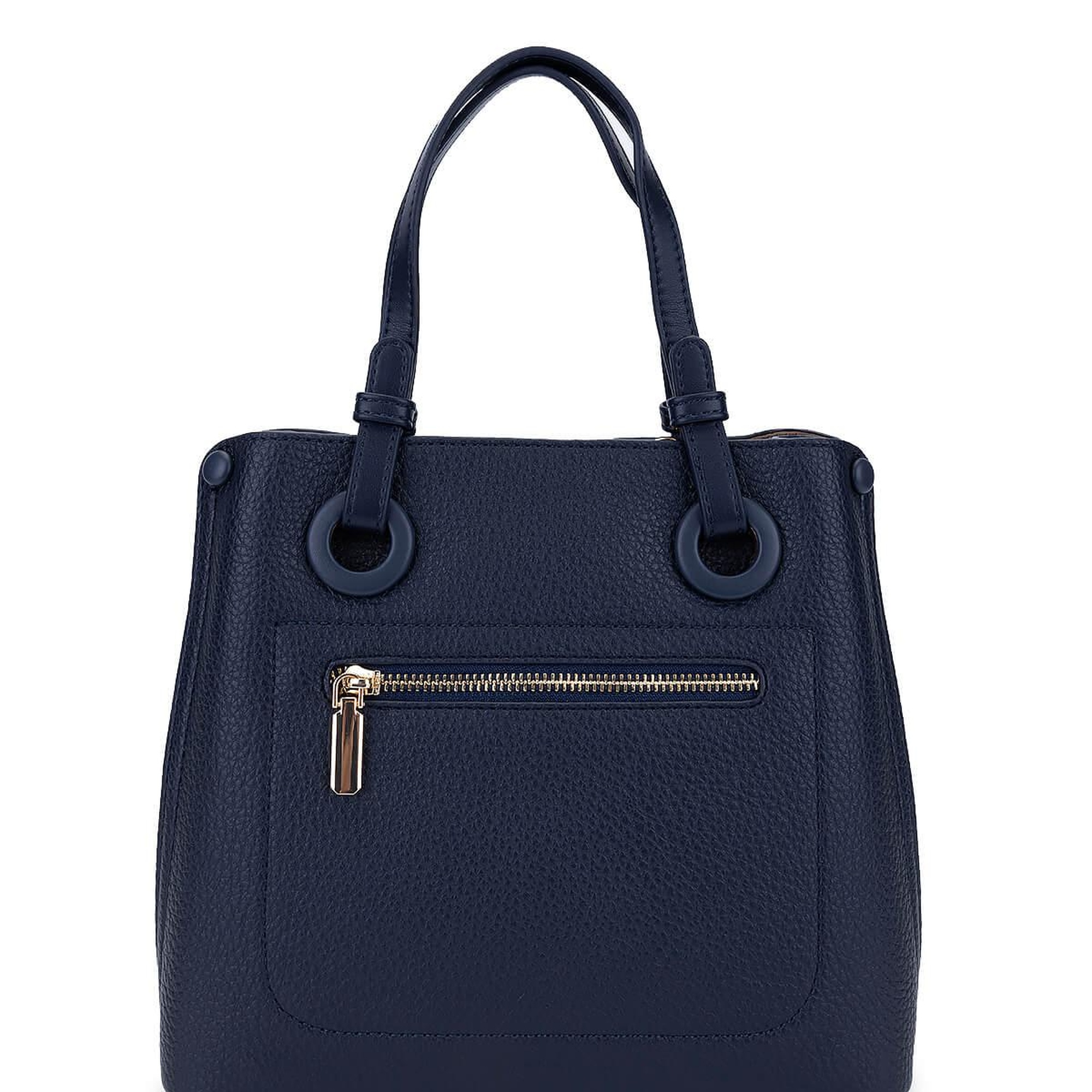 Tamer Tanca Kadın Suni Deri Lacivert Omuz Çanta