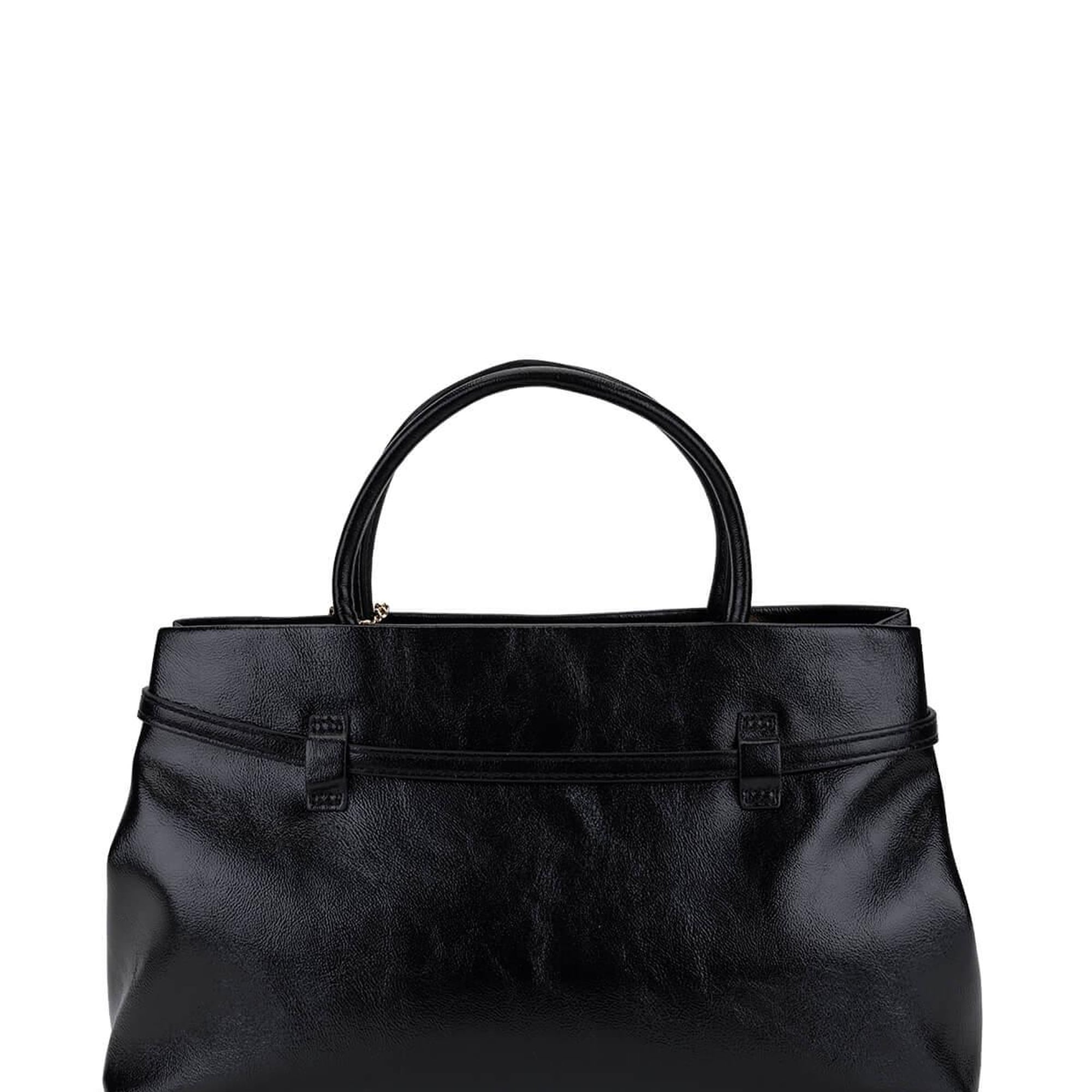 Tamer Tanca Kadın Suni Deri Siyah Omuz Çanta