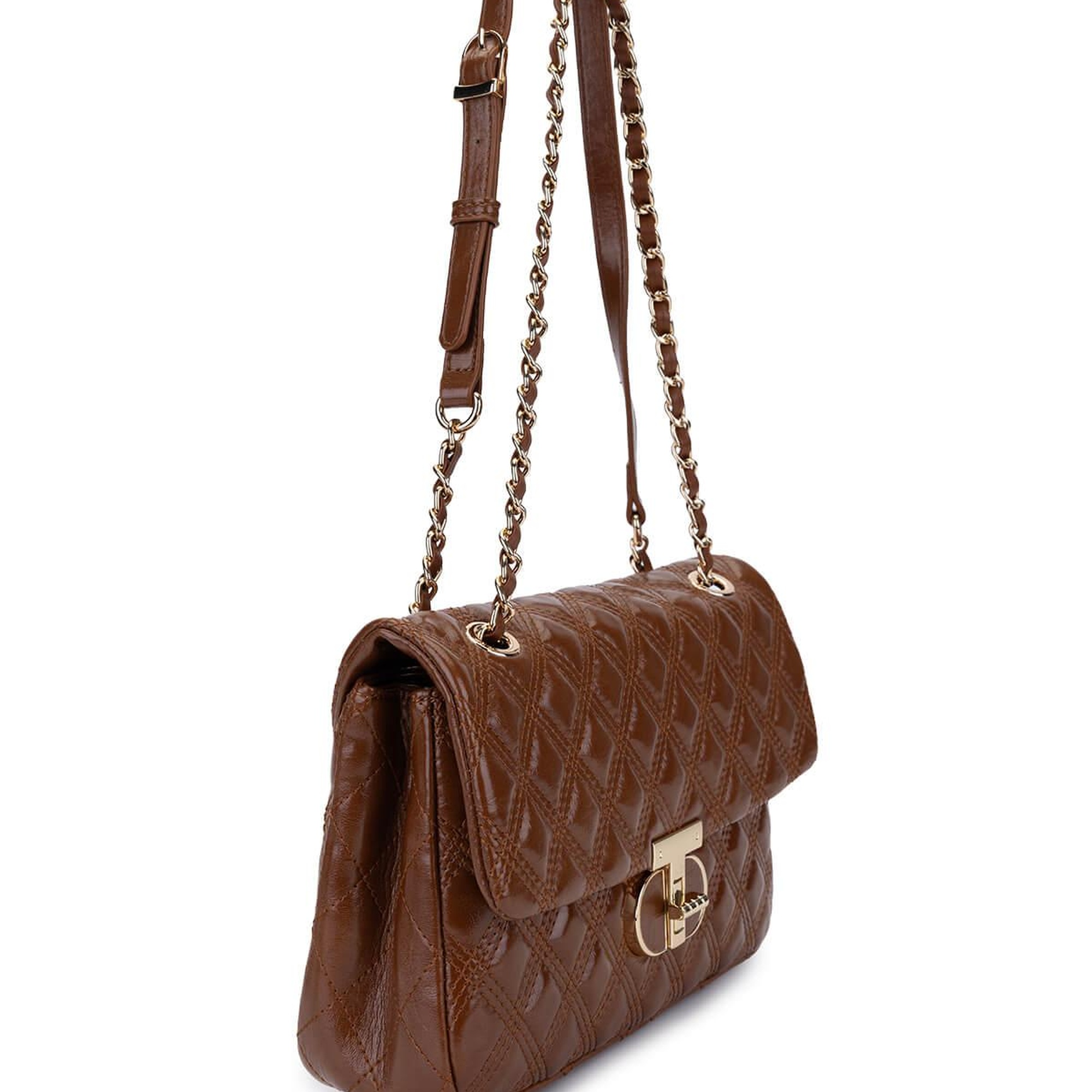 Tamer Tanca Kadın Suni Deri Camel Omuz Çanta