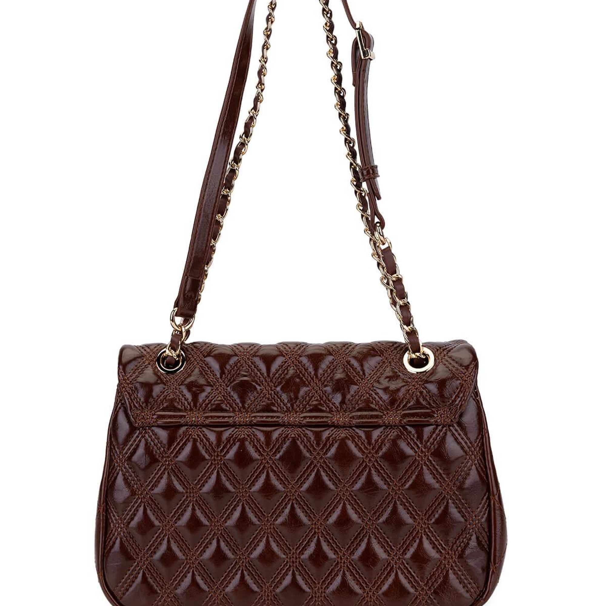 Tamer Tanca Kadın Suni Deri Kahverengi Omuz Çanta