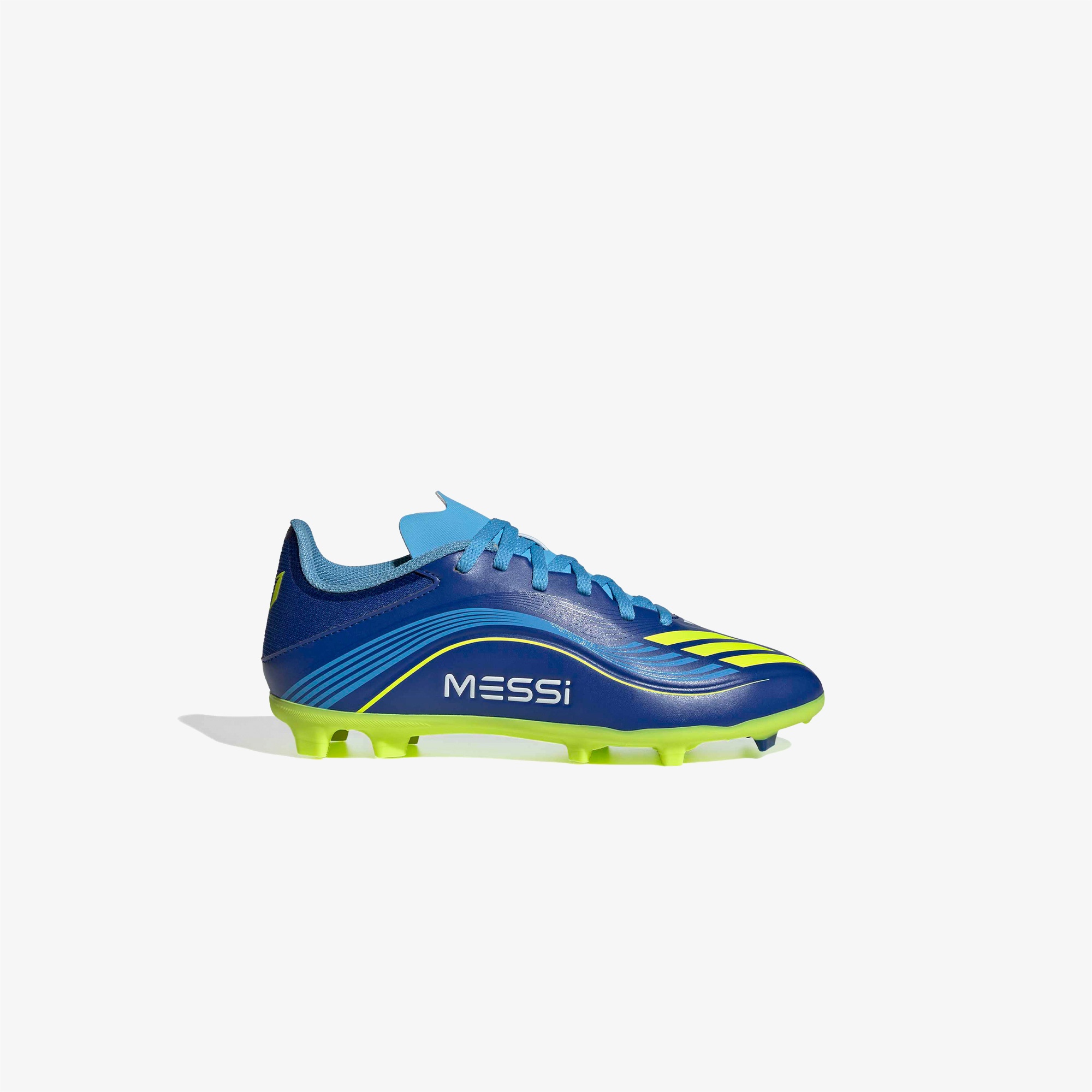 adidas F50 Messi Essential League Fg/Mg Çocuk Mavi Krampon