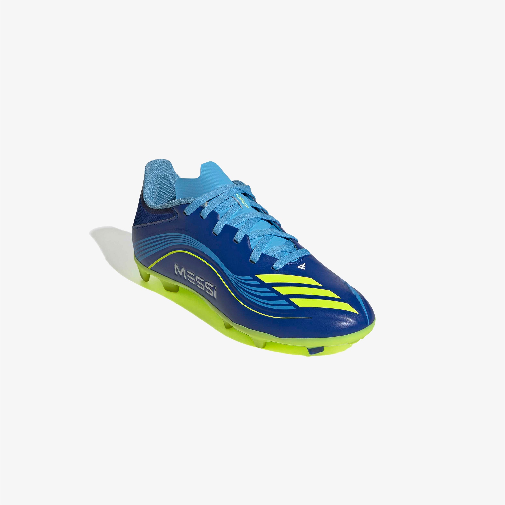 adidas F50 Messi Essential League Fg/Mg Çocuk Mavi Krampon