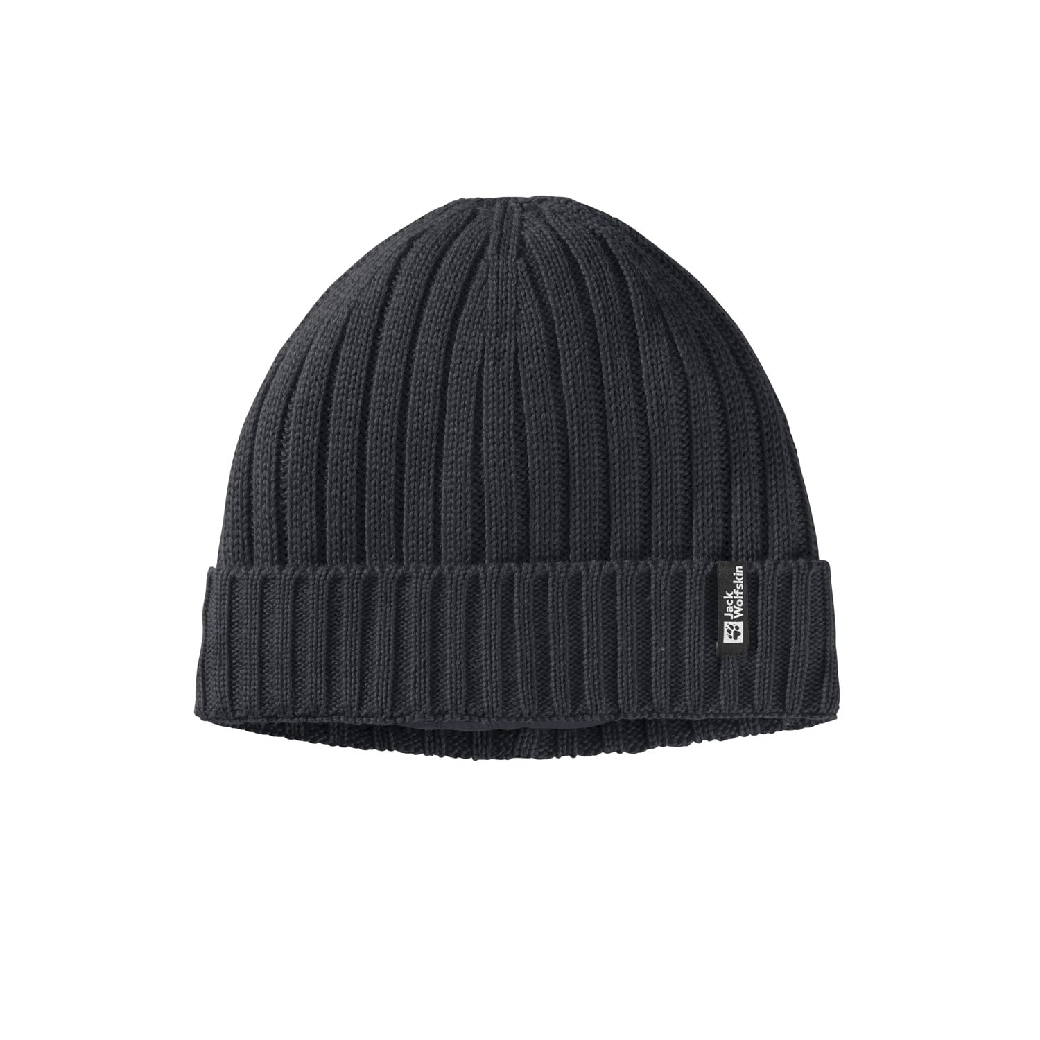  Jack Wolfskin Rib Knit Beanie Unisex Siyah Bere