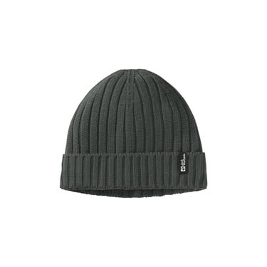  Jack Wolfskin Rib Knit Beanie Unisex Yeşil Bere