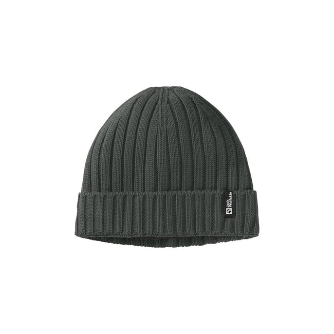  Jack Wolfskin Rib Knit Beanie Unisex Yeşil Bere