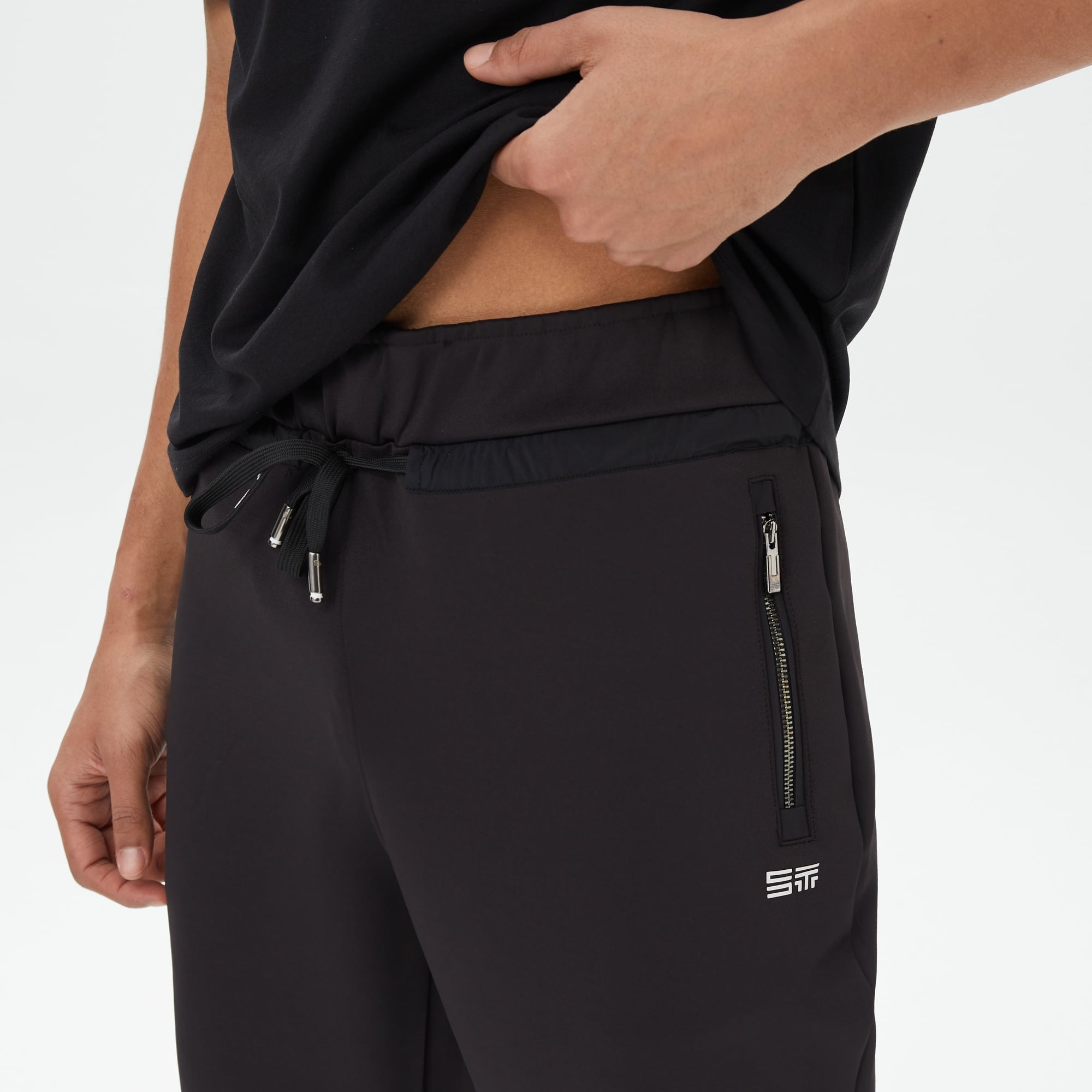 Sportempt Lifestyle Erkek Siyah Eşofman Altı