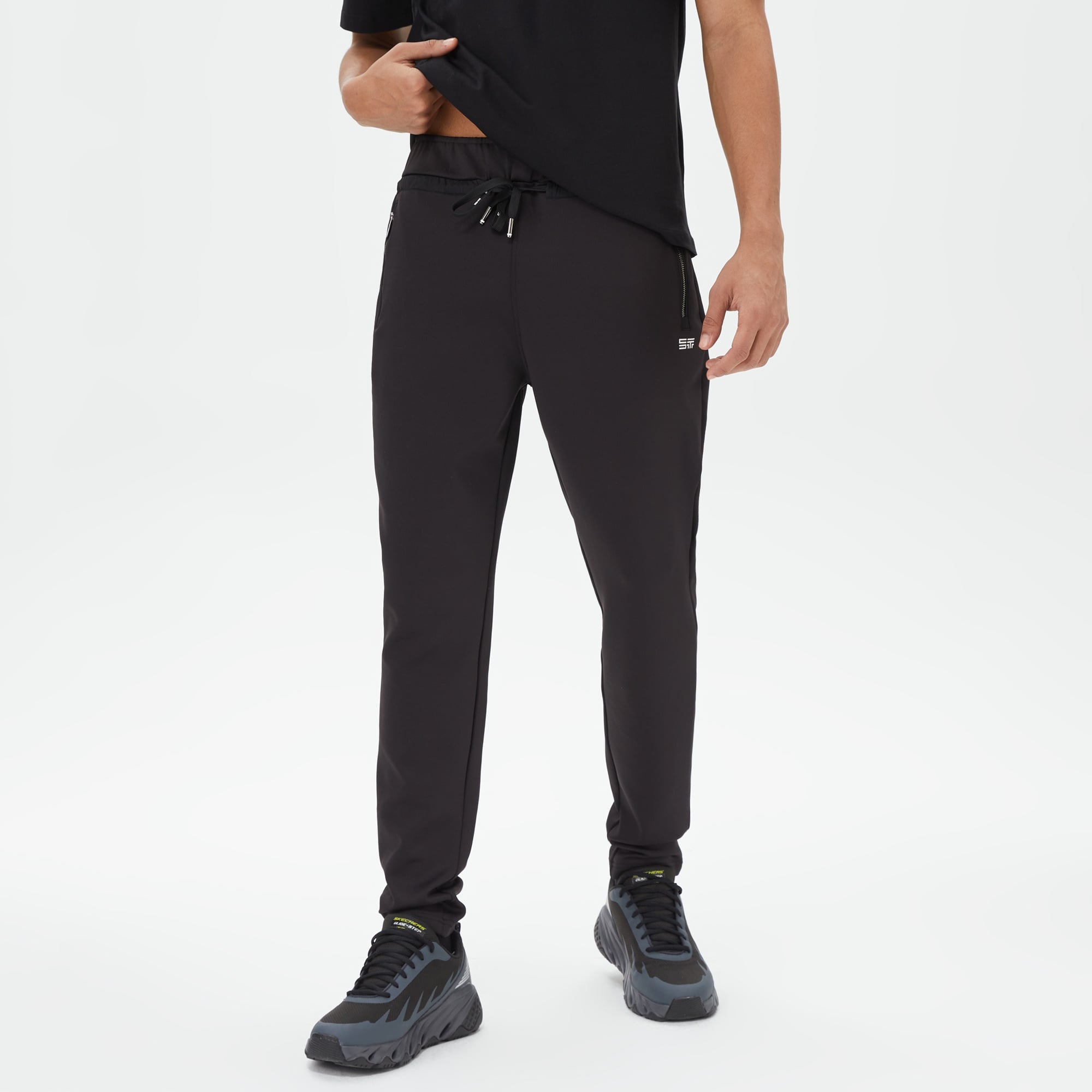 Sportempt Lifestyle Erkek Siyah Eşofman Altı