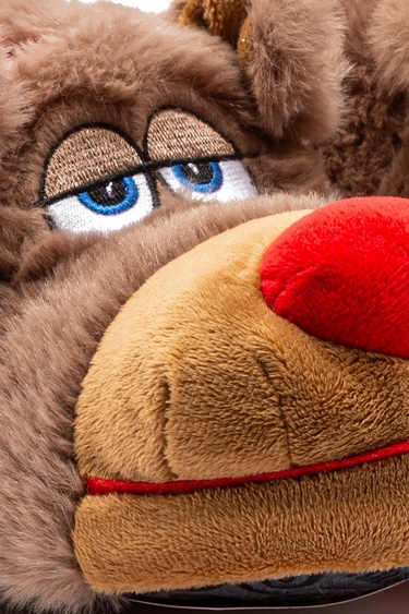  Lodi Çocuk Hayvanlı Panduf Kahverengi 30/35