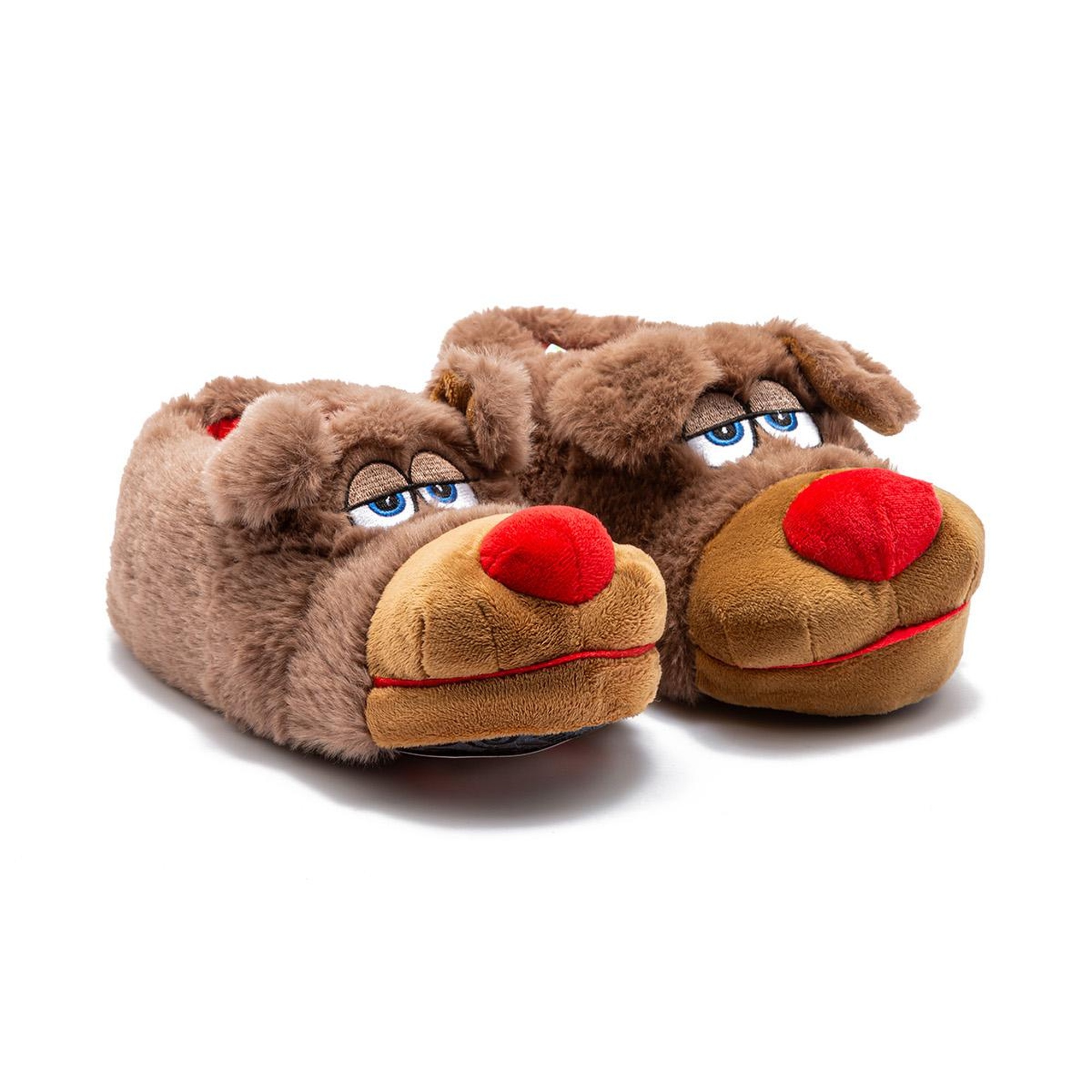 Lodi Çocuk Hayvanlı Panduf Kahverengi 30/35