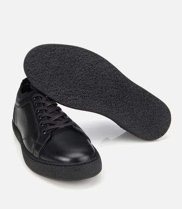  Erkek Deri Siyah Yumuşak Dokulu Günlük Ayakkabı