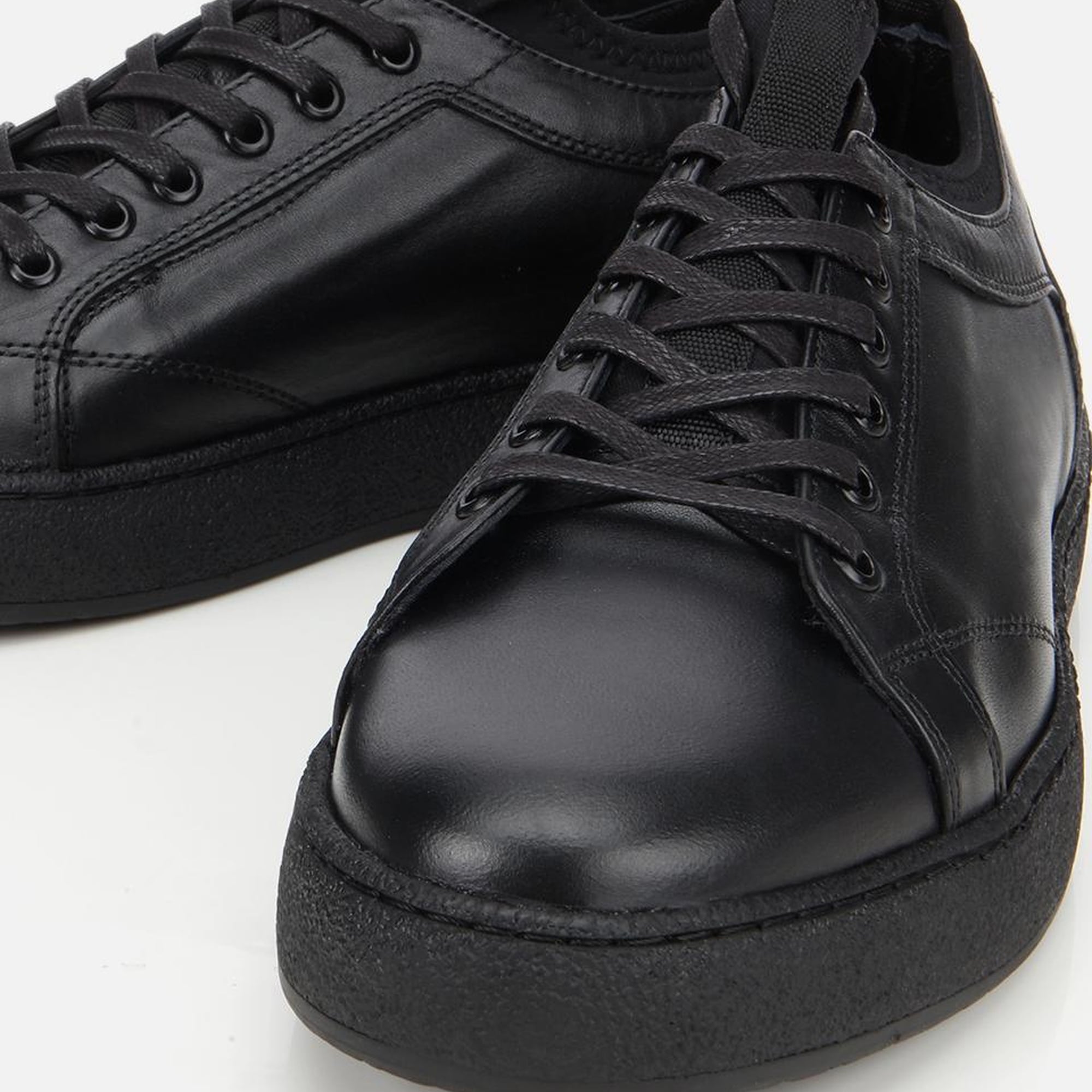 Erkek Deri Siyah Yumuşak Dokulu Günlük Ayakkabı