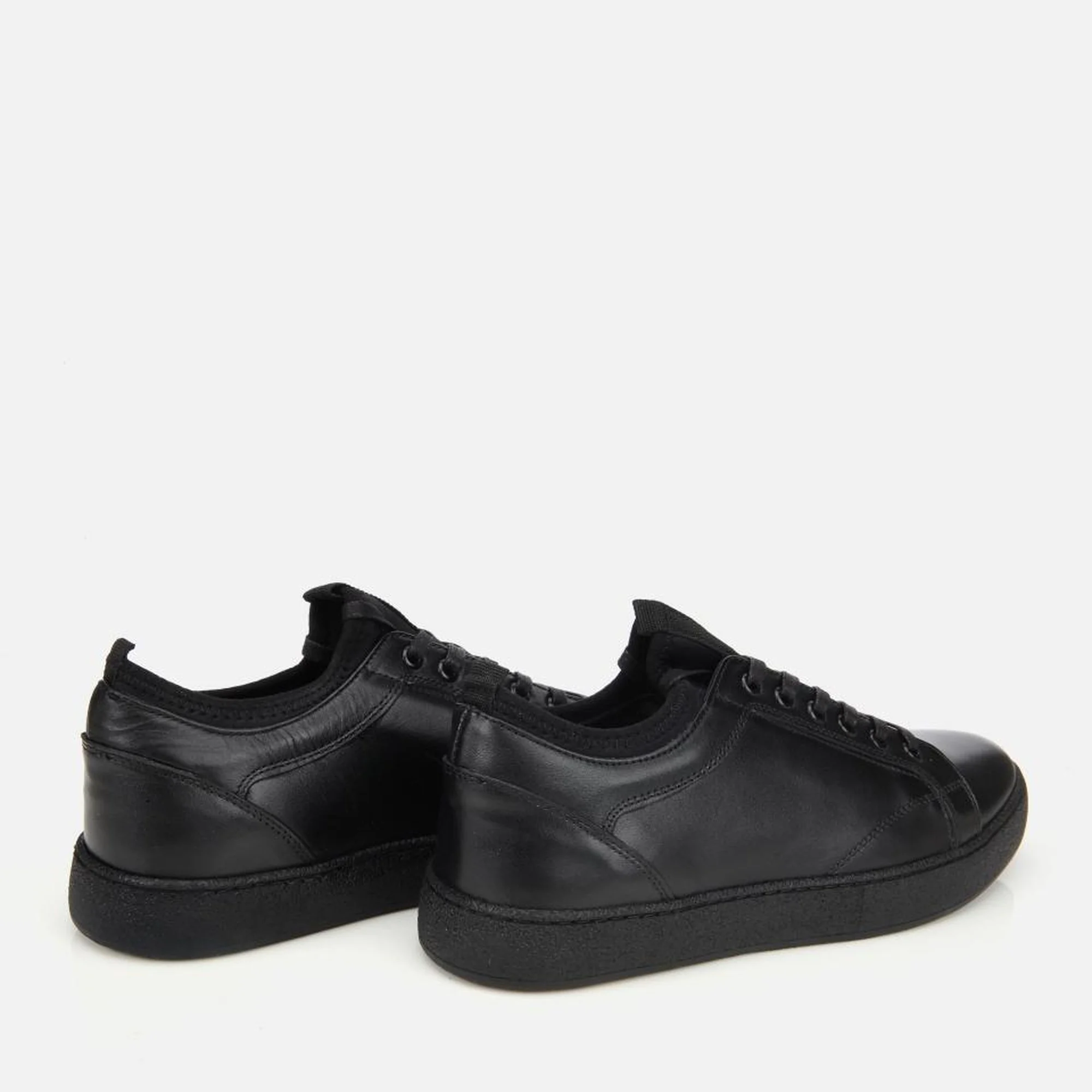 Erkek Deri Siyah Yumuşak Dokulu Günlük Ayakkabı