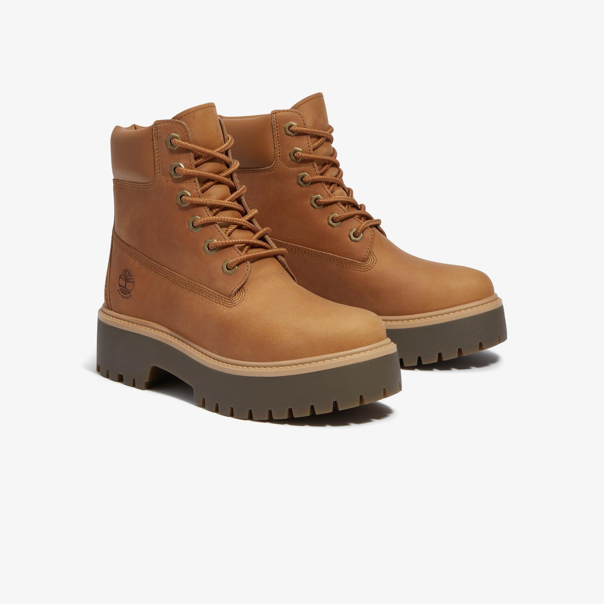 Timberland Stone Street 6 Inch Lace Up Waterproof Kadın Sarı Bot