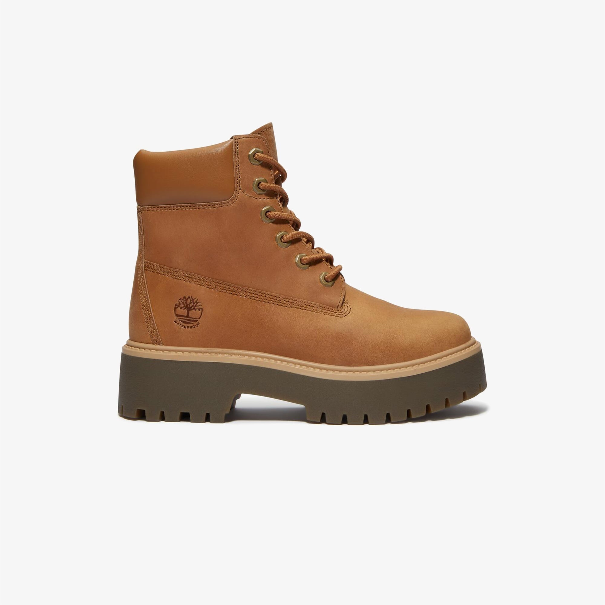Timberland Stone Street 6 Inch Lace Up Waterproof Kadın Sarı Bot
