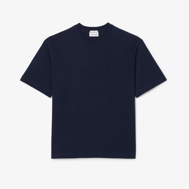  Lacoste Loose Fit Erkek Lacivert T-Shirt