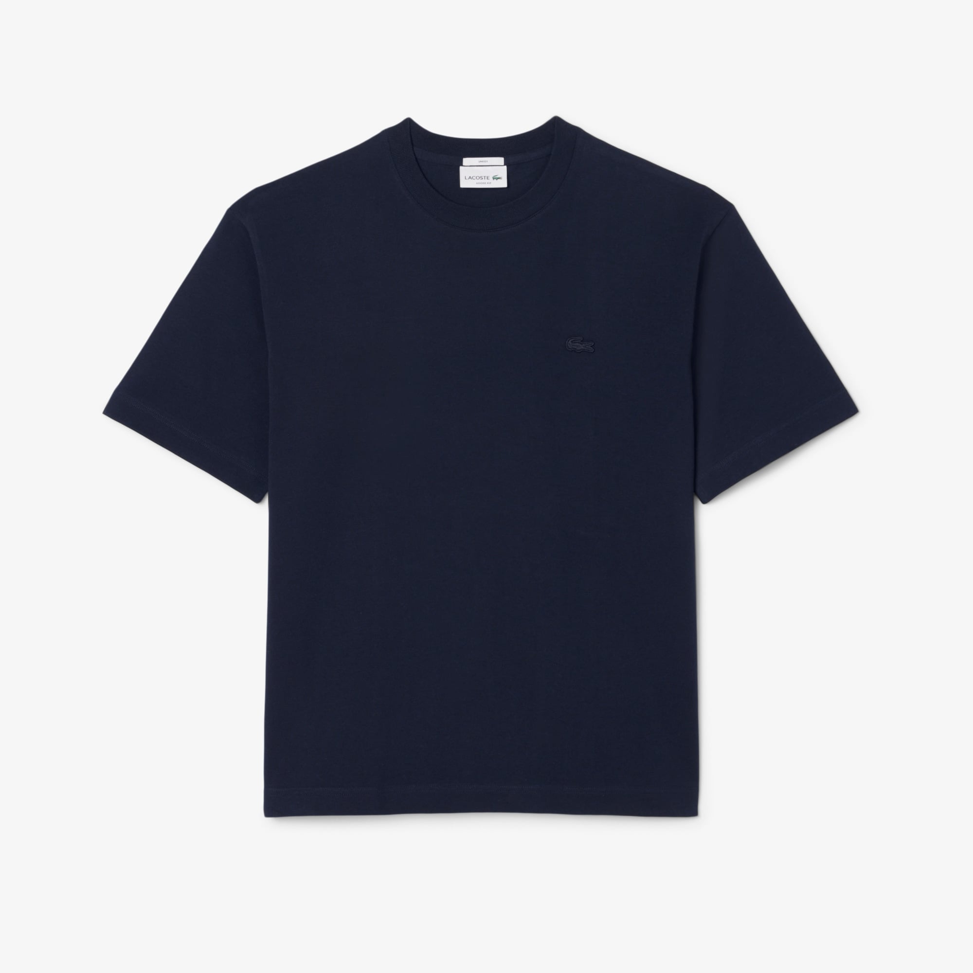  Lacoste Loose Fit Erkek Lacivert T-Shirt