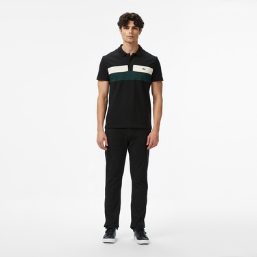  Lacoste Erkek Slim Fit Siyah Jean Pantolon
