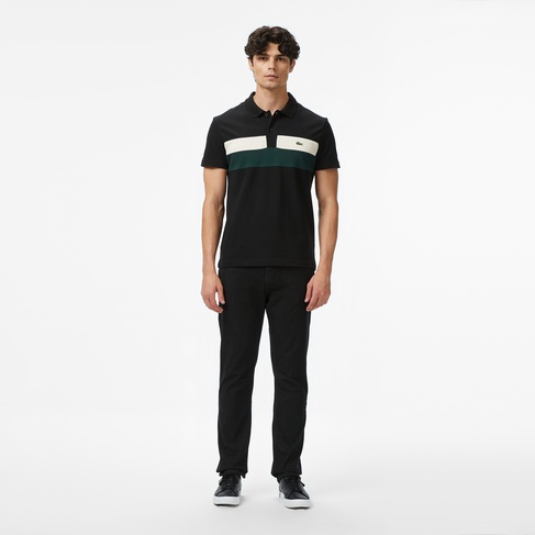  Lacoste Erkek Slim Fit Siyah Jean Pantolon