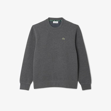  Lacoste Kadın Relaxed Fit Bisiklet Yaka Gri Sweatshirt