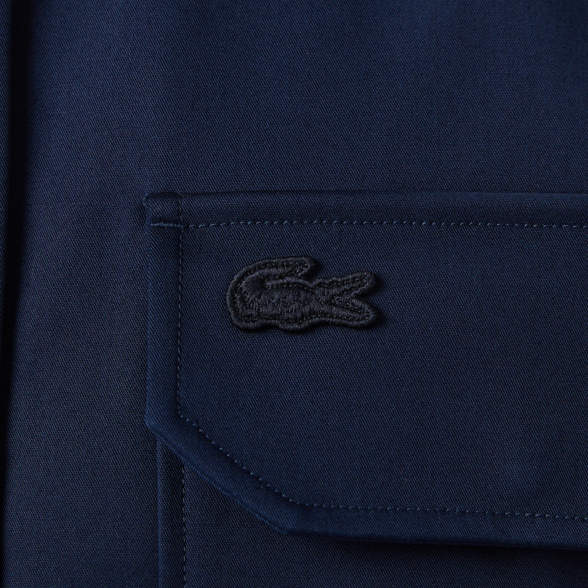 Lacoste Erkek Relaxed Fit Lacivert Gömlek