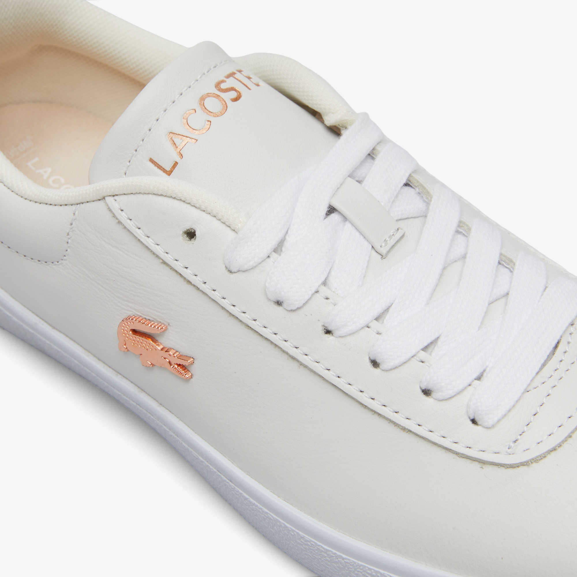 Lacoste Baseshot Evo Kadın Beyaz/Pembe Sneaker