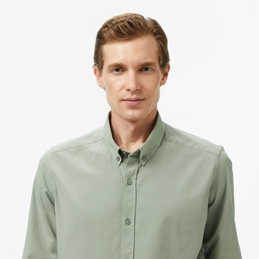  Nautica Erkek Yeşil Classic Fit Gömlek