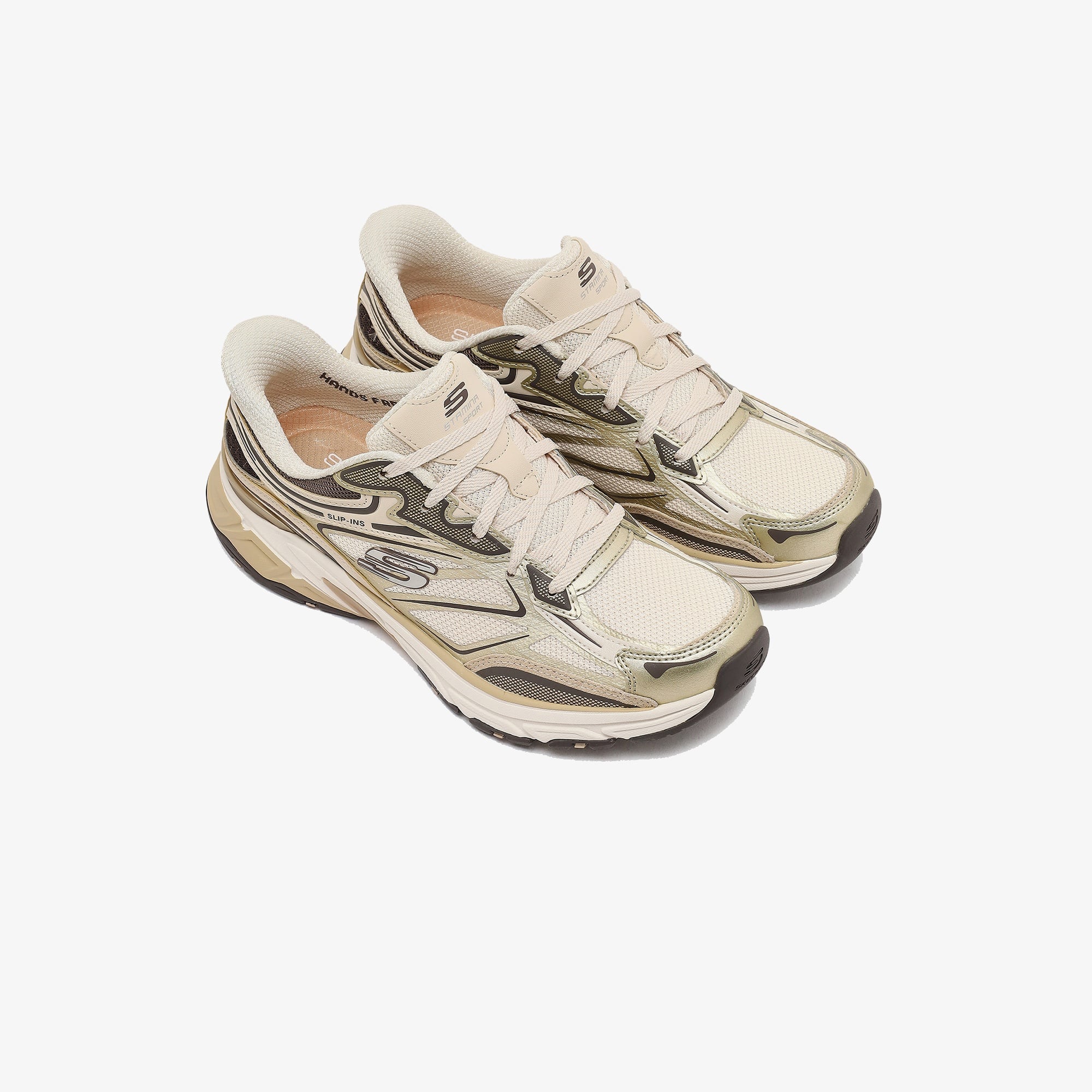 Skechers Stamina Sport Kadın Naturel Gold Spor Ayakkabı