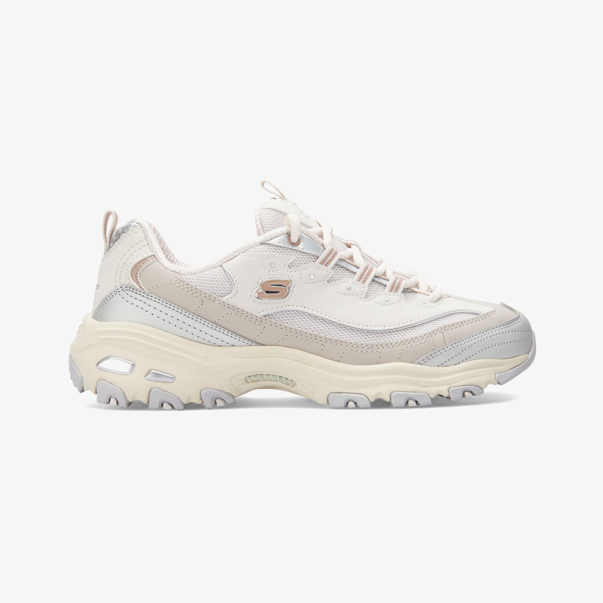  Skechers D?Lites Kadın Bej Spor Ayakkabı