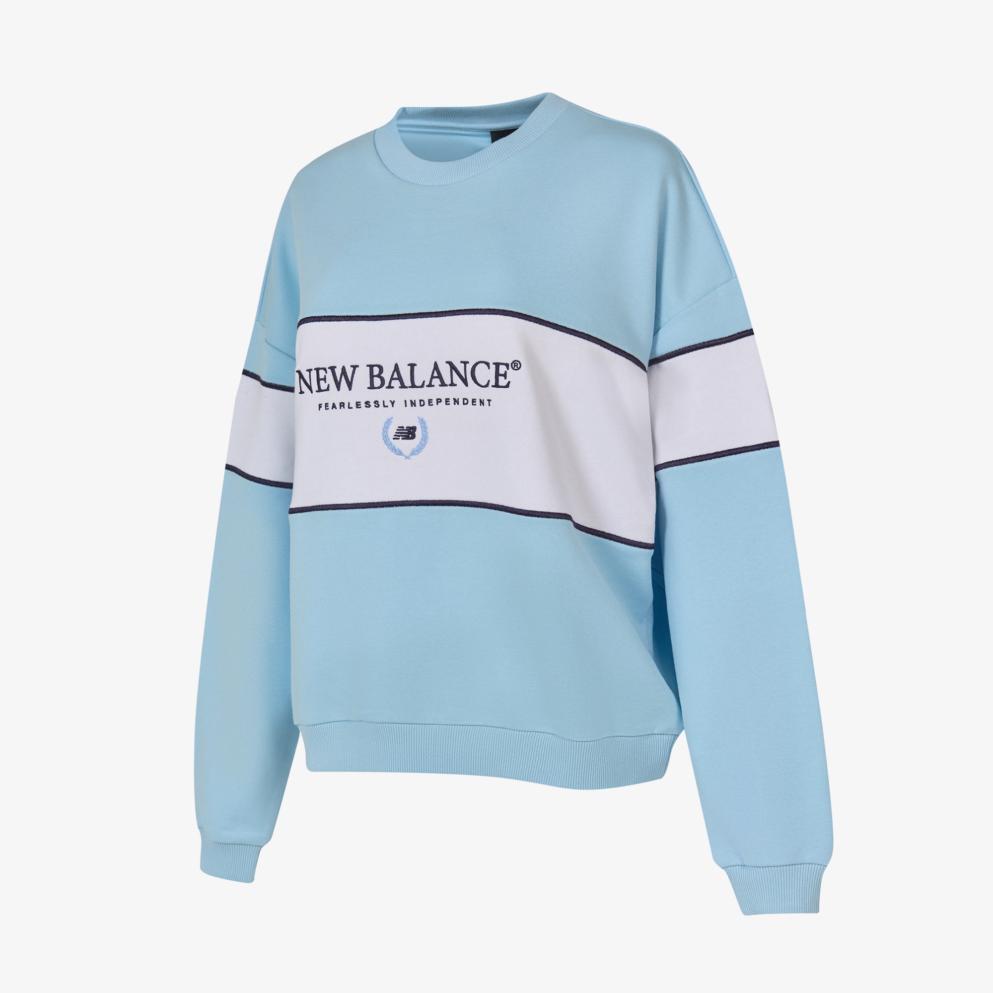 New Balance NB Lifestyle Kadın Mavi Sweatshirt