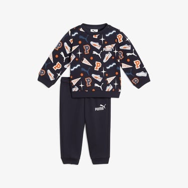  Puma Minicats Crew Çocuk Mavi Eşofman Takımı