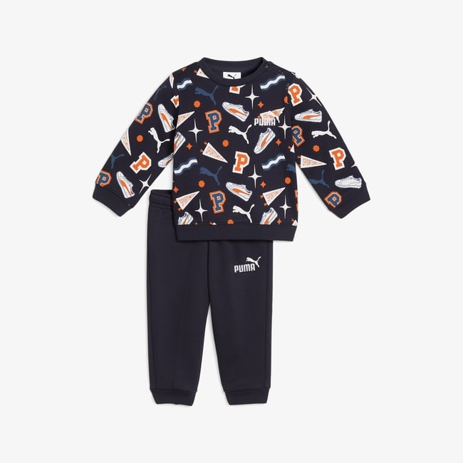  Puma Minicats Crew Çocuk Mavi Eşofman Takımı