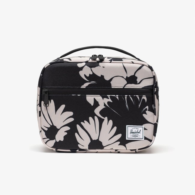  Hershcel Pop Quiz Floral Unisex Siyah Beslenme Çantası