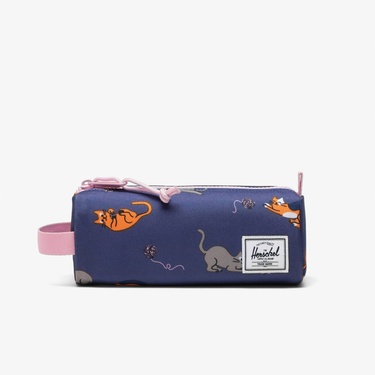  Herschel Settlement Playing Cats Çocuk Mavi Kalem Kutusu