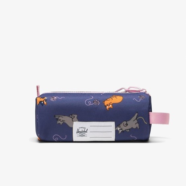  Herschel Settlement Playing Cats Çocuk Mavi Kalem Kutusu