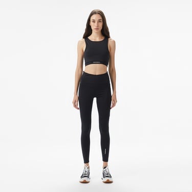  Converse Star Chevron Baskılı Slim Fit Kadın Siyah Tayt