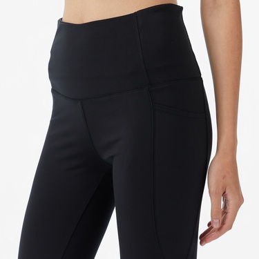  Converse Star Chevron Baskılı Slim Fit Kadın Siyah Tayt