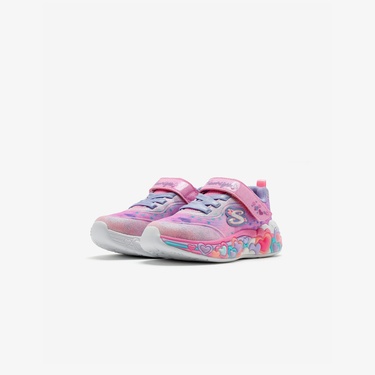  Skechers Eternal Heart Lights Bebek Pembe Işıklı Spor Ayakkabı
