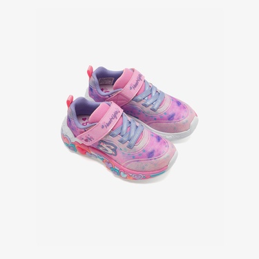  Skechers Eternal Heart Lights Bebek Pembe Işıklı Spor Ayakkabı