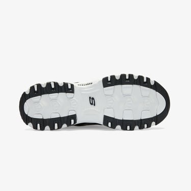  Skechers D'Lites Kadın Siyah/Beyaz Spor Ayakkabı