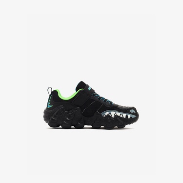  Skechers Skechosaurus Lights 2.0 Çocuk Siyah Işıklı Spor Ayakkabı