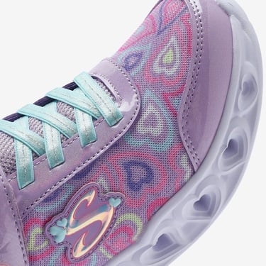  Skechers Heart Lights Boogie Love Çocuk Mor Işıklı Spor Ayakkabı