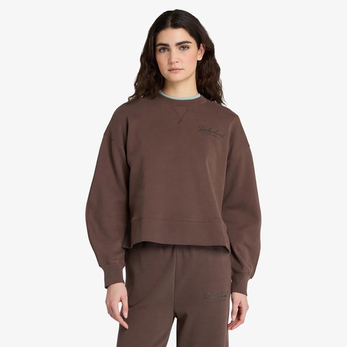  Timberland Lush Comfort Crew Kadın Kahverengi Sweatshirt