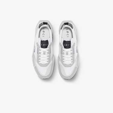  Loci Flo Unisex Beyaz/Gri Spor Ayakkabı