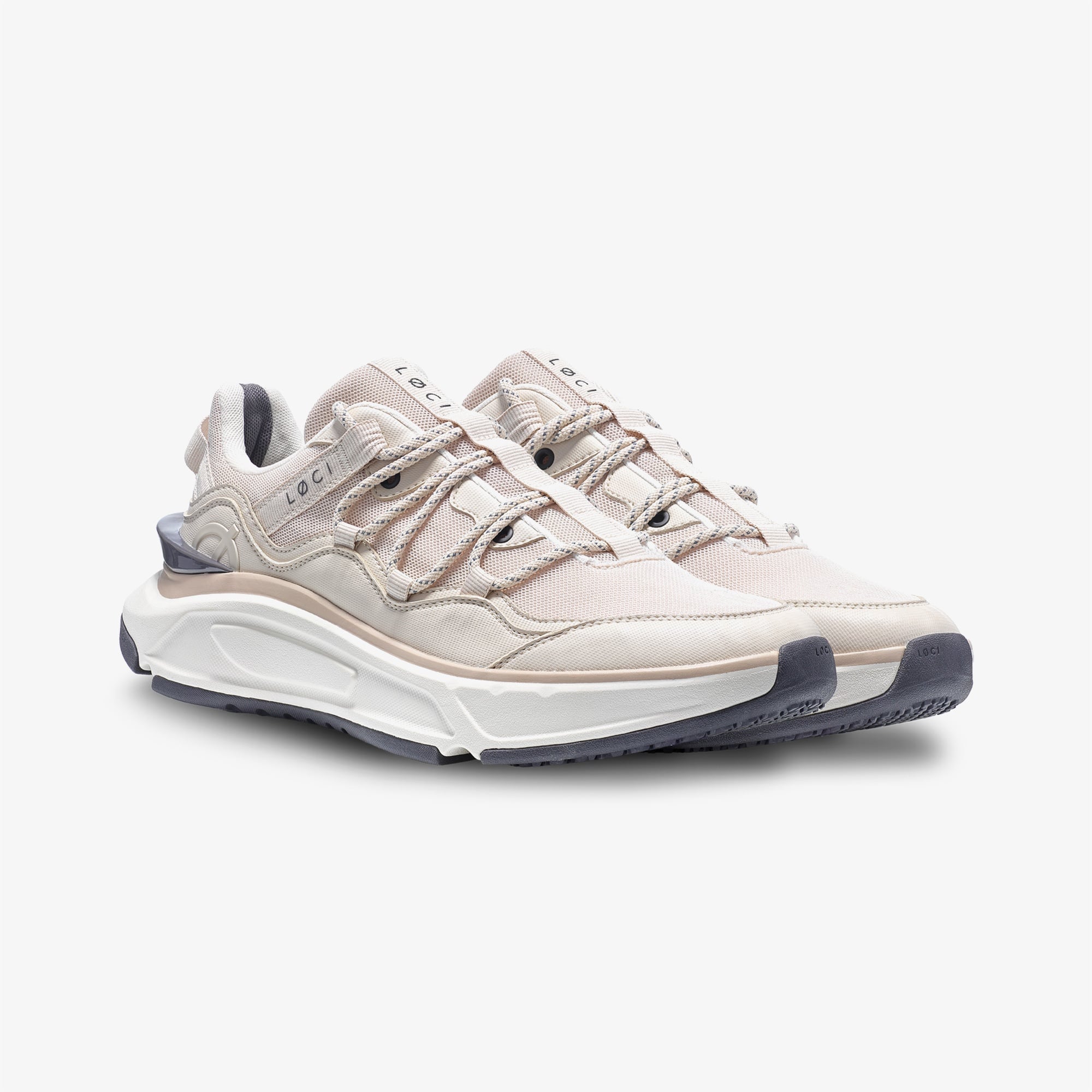 Loci Dopamine Unisex Bej Spor Ayakkabı