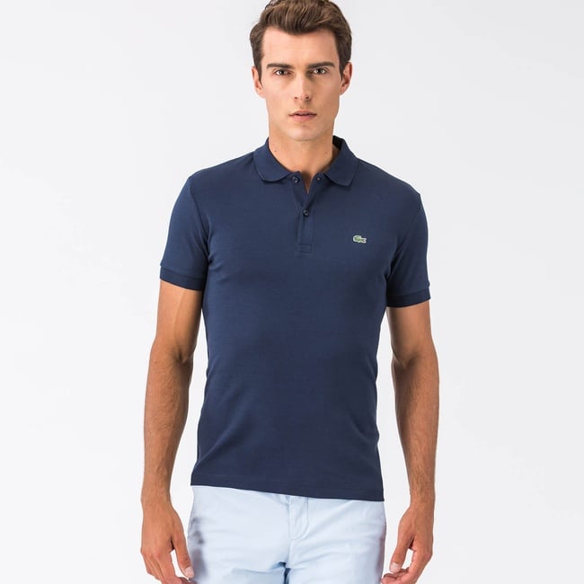  Lacoste Erkek Regular Fit Lacivert Polo