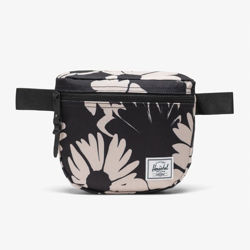  Herschel Settlement Flowers Unisex Siyah Bel Çantası